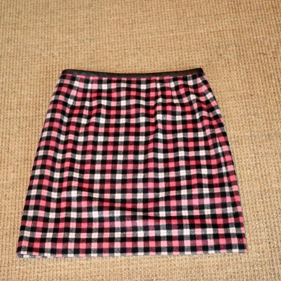 Talbots Plaid Wool Skirt - Picture 2 of 8